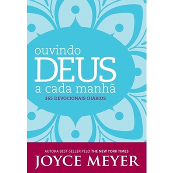 Ouvindo Deus À Cada Manhã Joyce Meyer em Oferta na Shopee