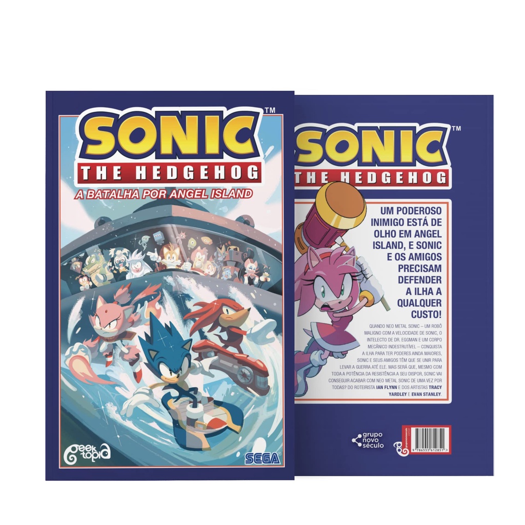 Sonic The Hedgehog – Volume 3: A Batalha por Angel Island  - Acompanha Pôster e Marcador em Oferta na Shopee