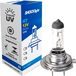 Lampada Shocklight Halogena Standart H7 12v 55w Px26d