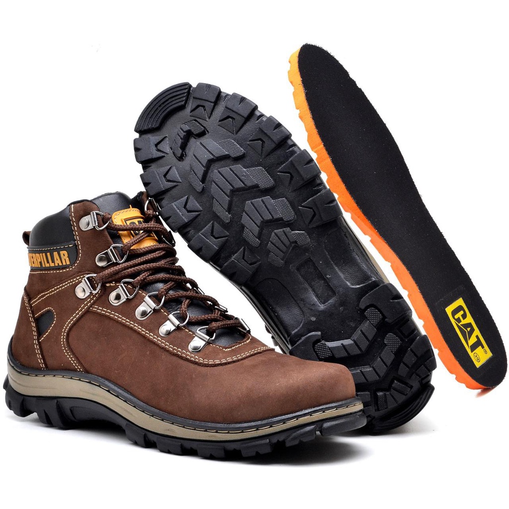 Bota Caterpillar Couro Legítimo Masculina Adventure Edição Especial ...