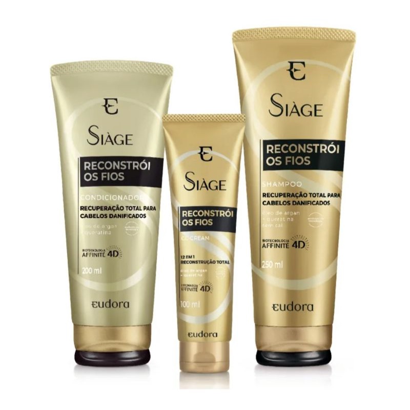 Combo Tratamento Capilar Siàge Reconstrói os Fios (3 itens)
