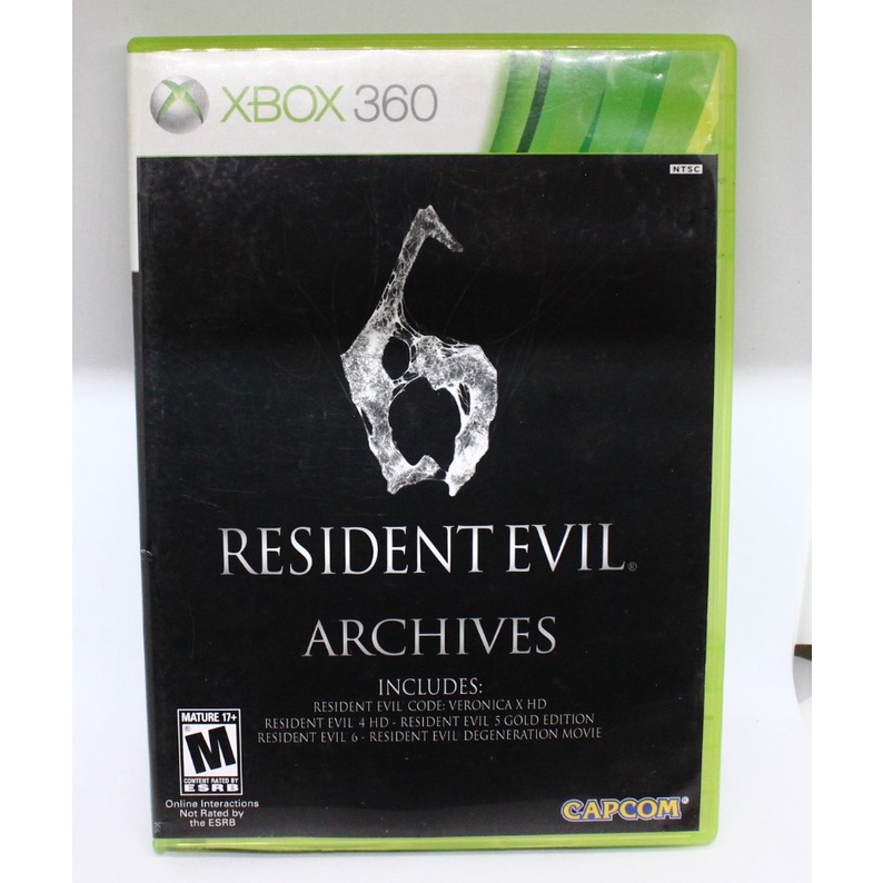 Resident Evil 6 Archives Xbox 360 Original Completo Jogos Escorrega o