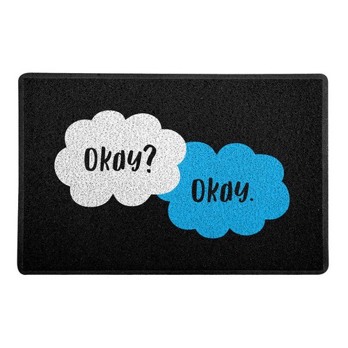 Capacho / Tapete 60x40cm - Okay Okay A Culpa É Das Estrelas