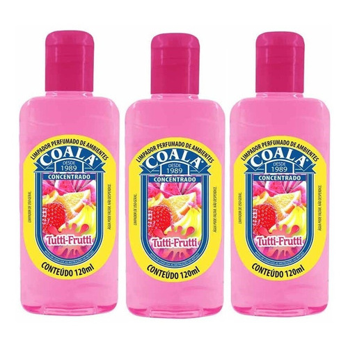 Coala 120 Ml - 3 Unidades Tuti-frutti em Oferta na Shopee
