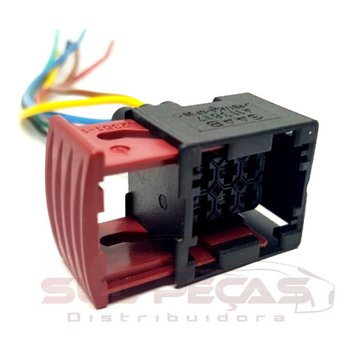 Plug Chicote Evaporador Ar Condicionado Caminhão 6 Vias
