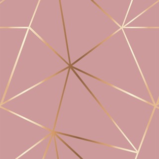 Papel de parede Geométrico Gold Carmim Meia Parede em Oferta na Shopee