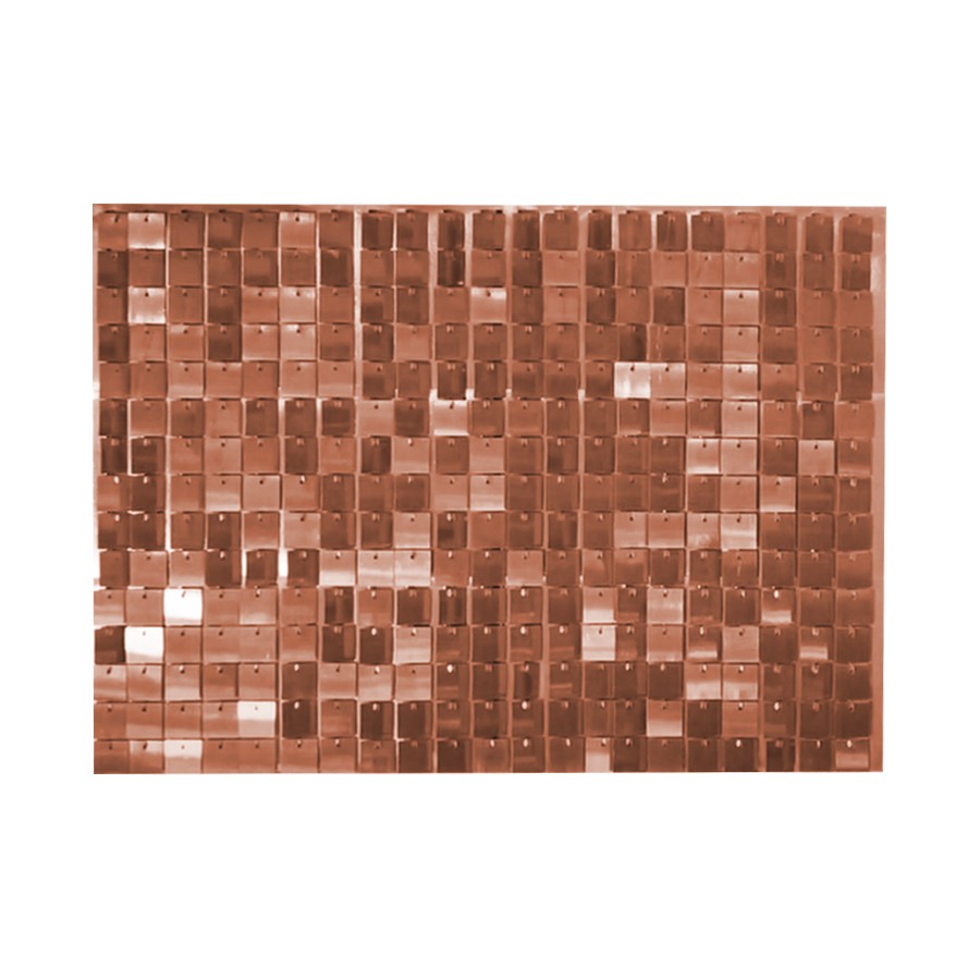 Painel Mágico Shimmer Wall - 87cm x 62,5cm - Rose Gold - Cromus - Home & Living