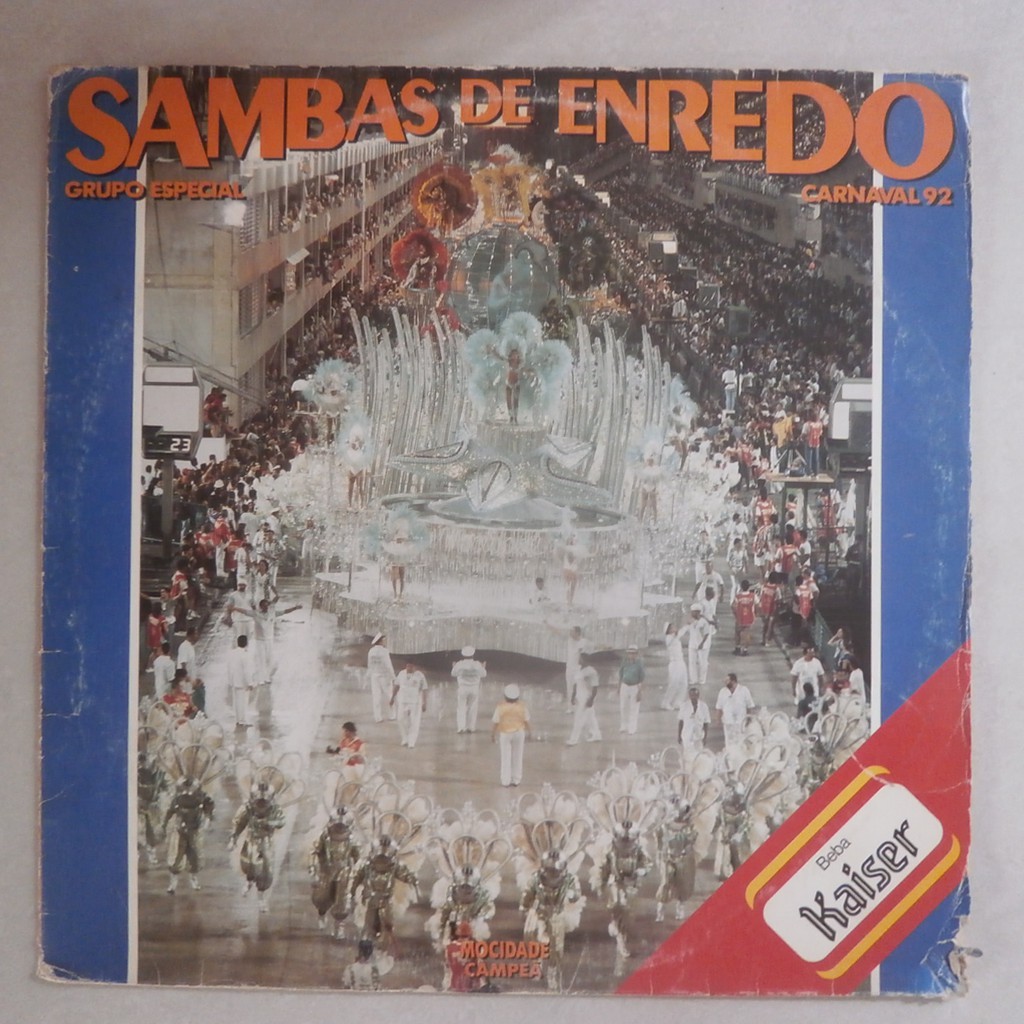 lp Sambas De Enredo Carnaval 92 Mocidade Campeã, disco vinil