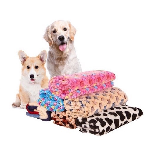 Kit 02 unid (DUAS) Mantas Pet Microfibra - Mantinha Fofinha e Macia para Cachorro, Gatos e Outros em Oferta na Shopee