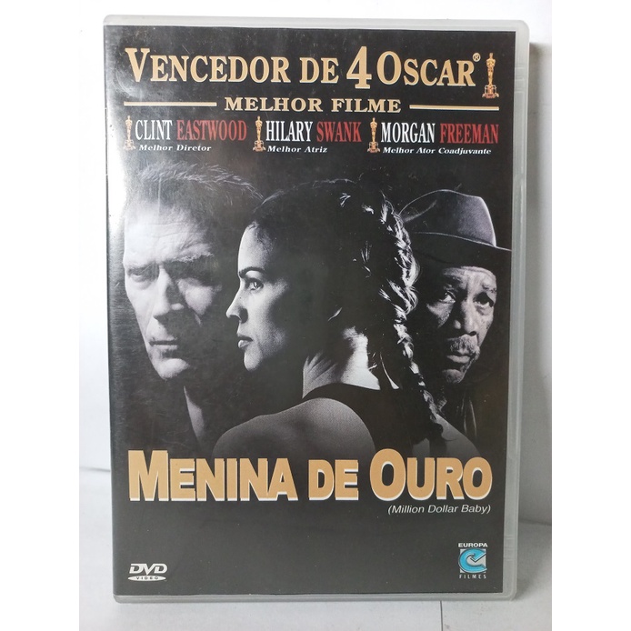 DVD Menina de Ouro - Original - Clint Eastwood / Morgan Freeman