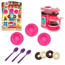 KIT MINI CAFETEIRA COFFEE SHOP DE BRINQUEDO MENINAS - PICA PAU