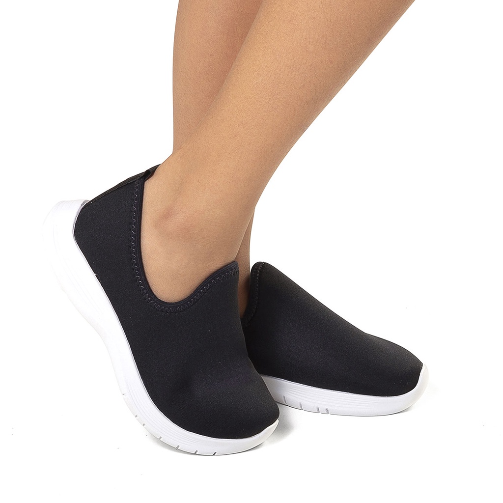 Tênis Infantil Feminino calce facil calçar Sem Cadarço Feminino Masculino Slipon slipper menina   escola escolar