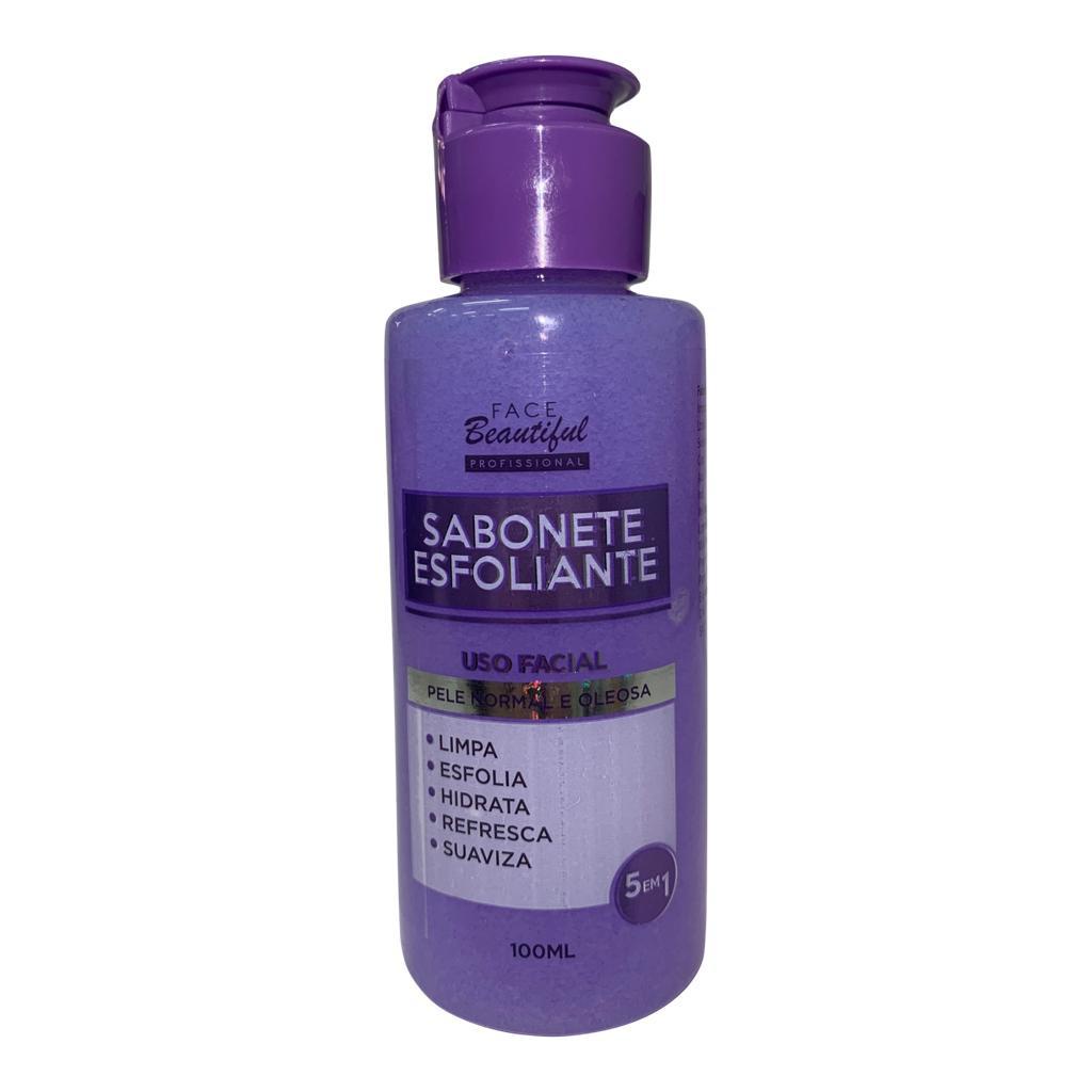 Sabonete Esfoliante Facial 5x1 Pele Normal e Oleosa Limpeza Profunda