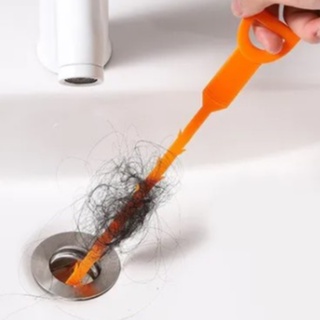 OFERTA Desentupidor Coletor de Cabelos Pia Plástico 51cm Serve para ralos de box, pias, banheiras. em Oferta na Shopee