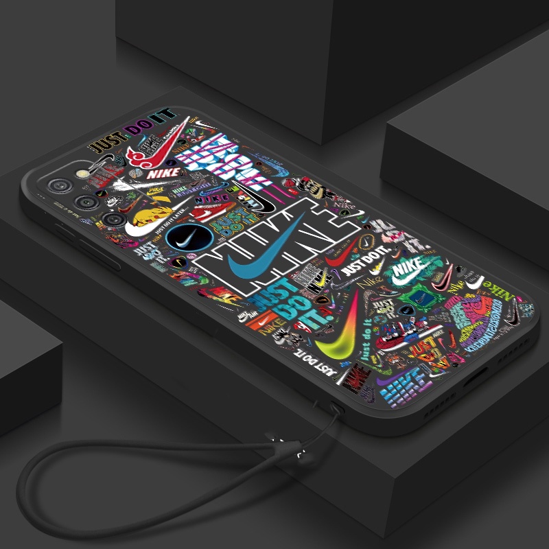 Capa Para Samsung A52 A52S A03S A12 A11 A20 A30 A32 A30S A20S A02S A50 A50S M10 A10 Grafite De Marca Trendy Capinha De Celular Tpu Macia
