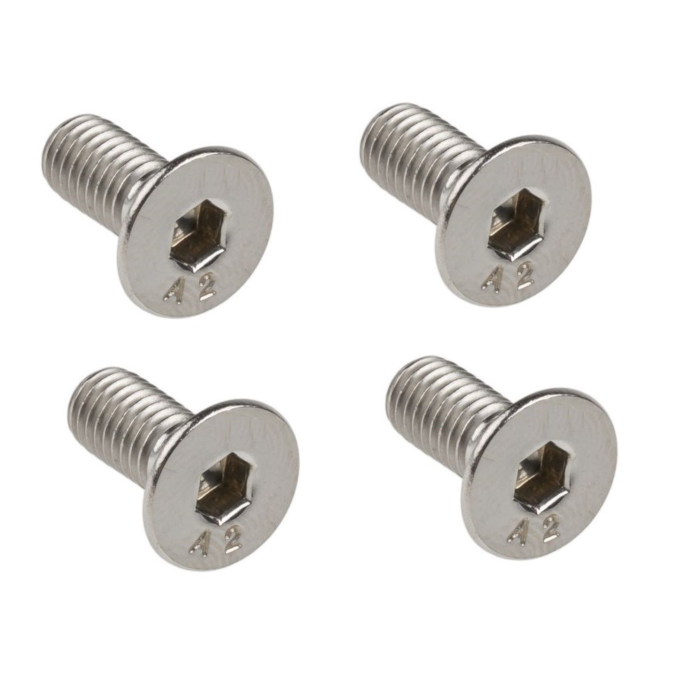 4x Parafusos Inox Para Taco Padrão Shimano Wellgo Zeray Promoção