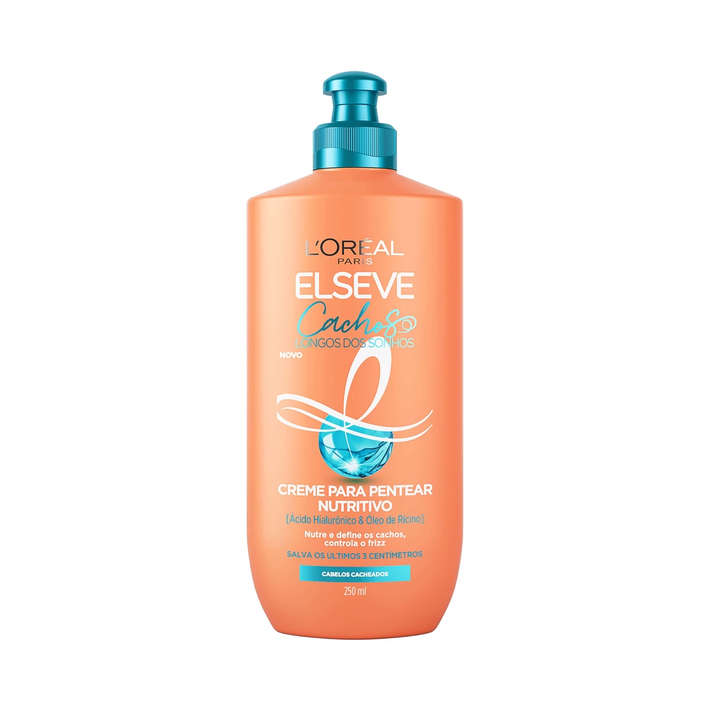 Creme para Pentear Nutritivo L'Oréal Paris Elseve Cachos Longos dos Sonhos 250ml - Beauty