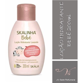 Loção Hidratante Corporal Linha Skalinha Bebê Lavanda 200ml