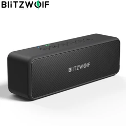 BlitzWolf BW-WA4 Alto-Falante Sem Fio De 30W bluetooth Portátil Duplo Bass TWS Stereo IPX6 Preto À Prova D'água
