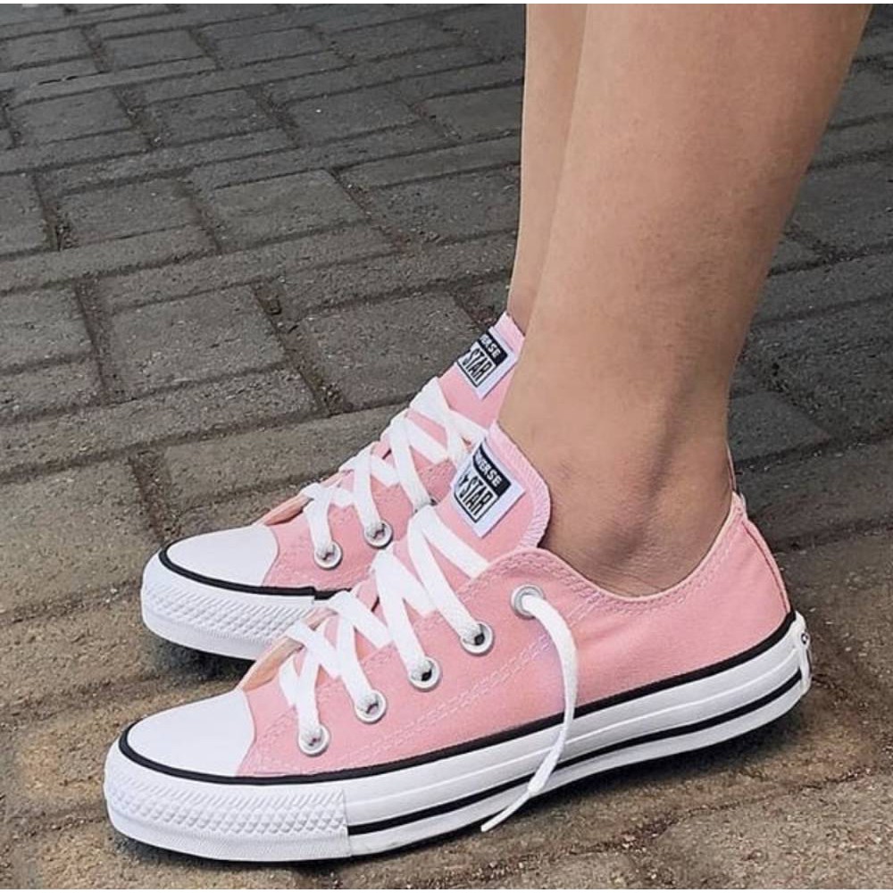 tenis all star rosa bebe