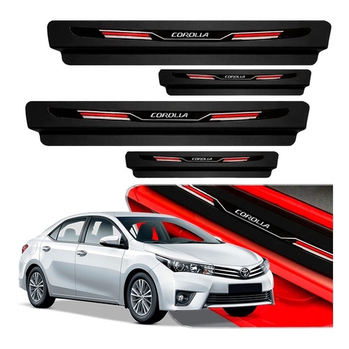 Soleira Protetor Porta Sport Corolla 2015 2016 2017 2018 2019 2020 2021 Promoção