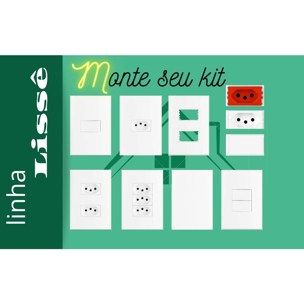 MONTE SUA TOMADA E INTERRUPTORES NA AMPERAGEM 10A E 20A VARIOS MODELO