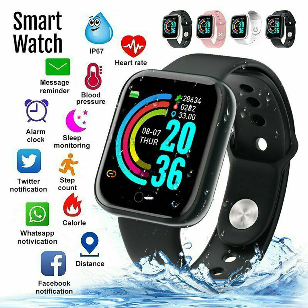 Smartwatch Relógio Smart Watch D20 Bluetooth Prova D 'Gua Com Monitor ...