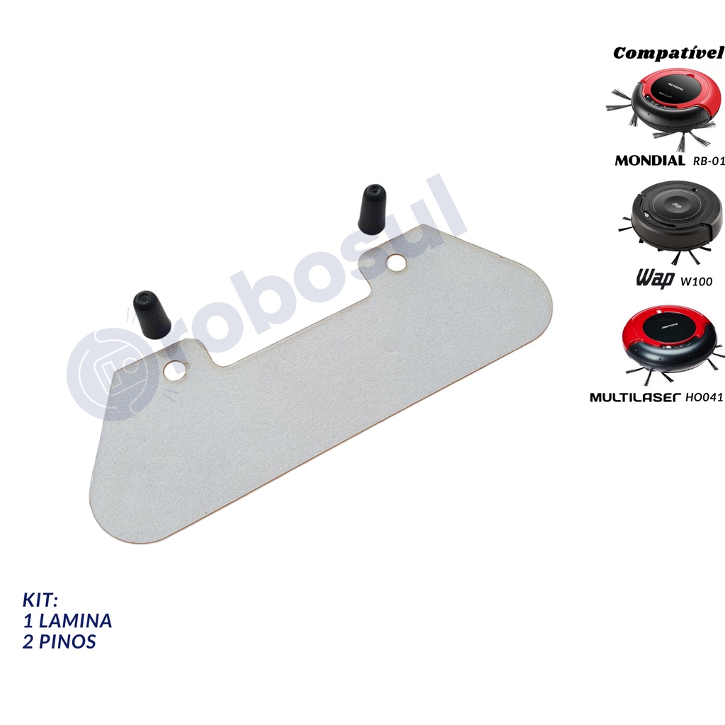Pinos e Lamina da caixa de Poeira para Robô Aspirador W100 HO041 RB01 em Oferta na Shopee
