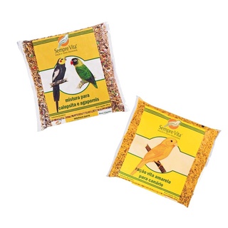 Kit Ração + Vitamina Amarela Calopsita Agapornis Sempre Vita em Oferta na Shopee