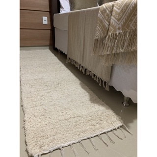 Tapete Passadeira BOHO 0,50x2,00, ou 1,50X2,00. 100% algodão. Grosso, Pesado e muito macio. em Oferta na Shopee