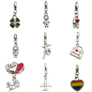 Berloques charms banhados folheados pulseira pandora vivara life
