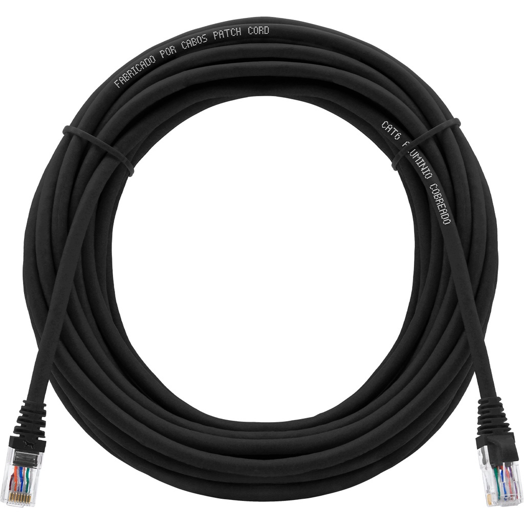 Cabo de Internet CAT6 Rede ultra veloz 2 a 30 metros Alta Qualidade