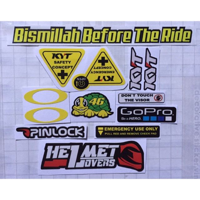 Adesivo Para Viseira De Capacete ,