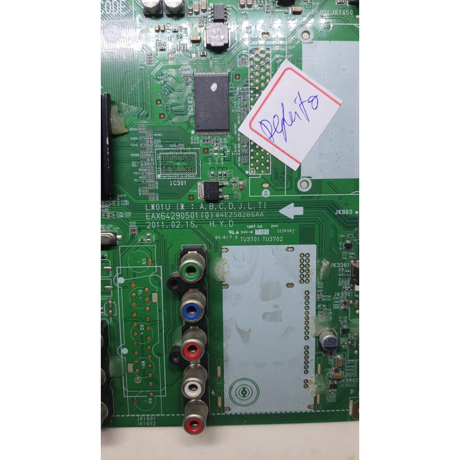 Placa Principal (COM DEFEITO) Tv 42lv345c - Eax64290501 PL3028
