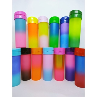 01 Garrafa acqua Bio bicolor 500ml squeeze degradê ART MILLY para lembrancinhas de água em Oferta na Shopee