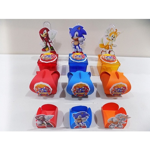 Kit Festa Sonic Tails Knuckles Personalizado P/ Cada Cliente