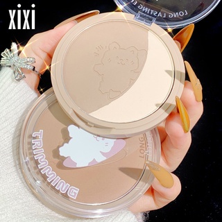 Xixi Maquiagem Monocromática Moderna Bronzer Contour Highlighter Matte Brilhante Sombra Da Natureza Cosmética