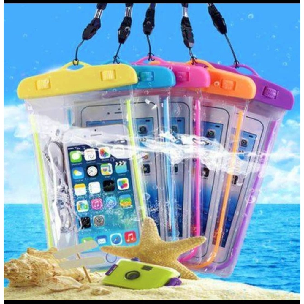 capa protetora de celular a prova d agua mergulho praia piscina cores ...