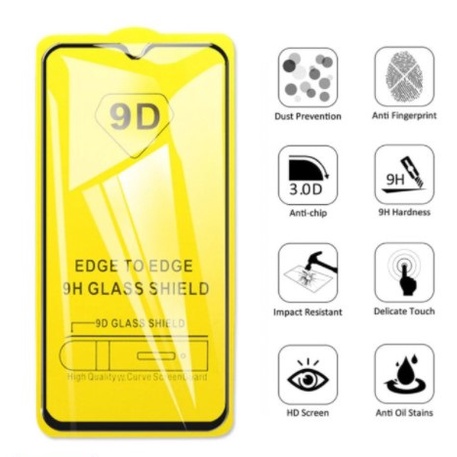 Película De Vidro 9D Samsung/Motorola/LG/Xiaomi A01/A11/A20/A30/A50/Moto E6 PLAY/Moto G9 PLAY/Moto G10/LG K61/LG K50
