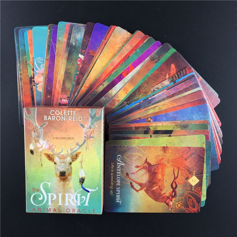English Tarot Card Board Game Deck Oracle Magic Good Fairy Witch Animal  Angel | Shopee Brasil
