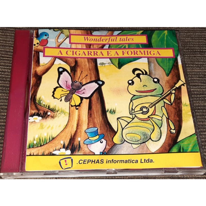 Cd wonderful tales a cigarra e a formiga original 8428