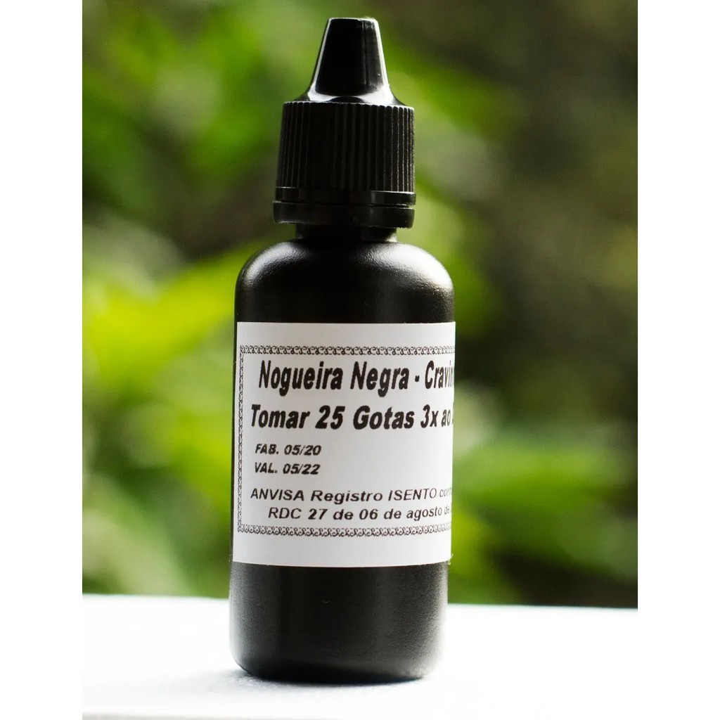 Nogueira Negra, Cravinho, Absinto Dra Hulda Clark P/ 4 Meses 300ml