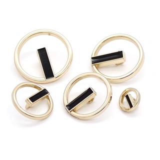 10 Peças/Lote 10/18/25mm Botões Pequenos Para A Camisa Da Moda Simples Rodada De Metal Roupas Acessórios De Decoração Costura