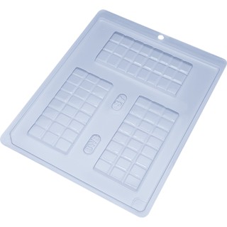 Forma Simples Tablete Grande 37 (D9) em Acetato BWB Para Bombom e Doces....