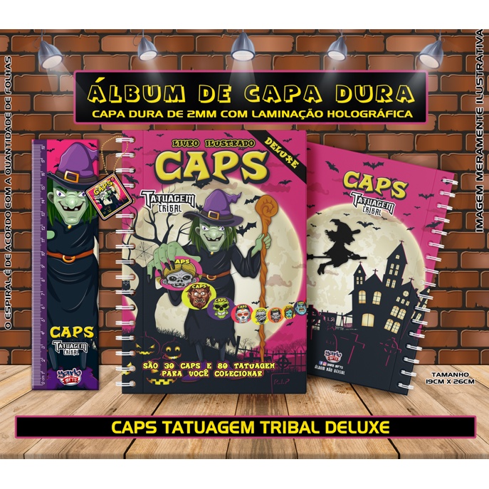 Álbum Caps Buzzy - Tatuagem Tribal