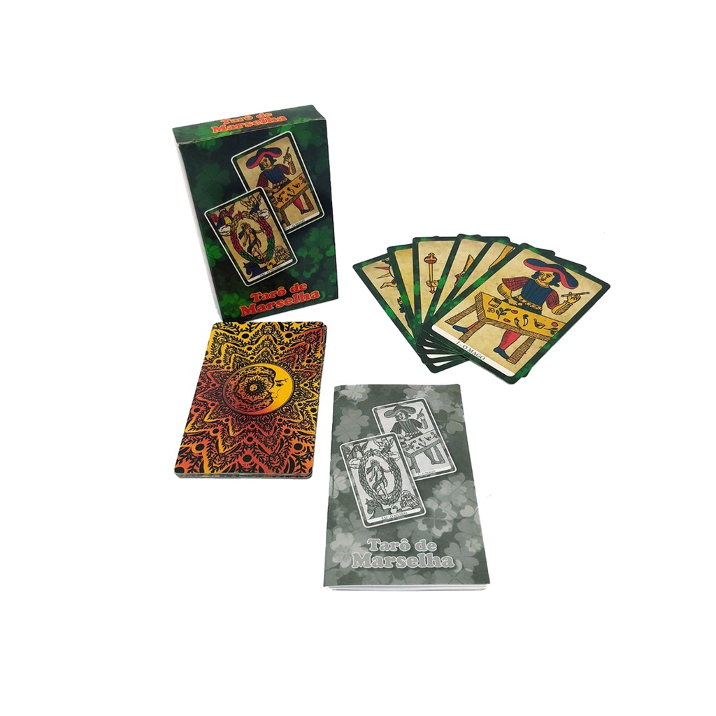 Tarô de Marselha Tarot Baralho Cigano Cartomancia