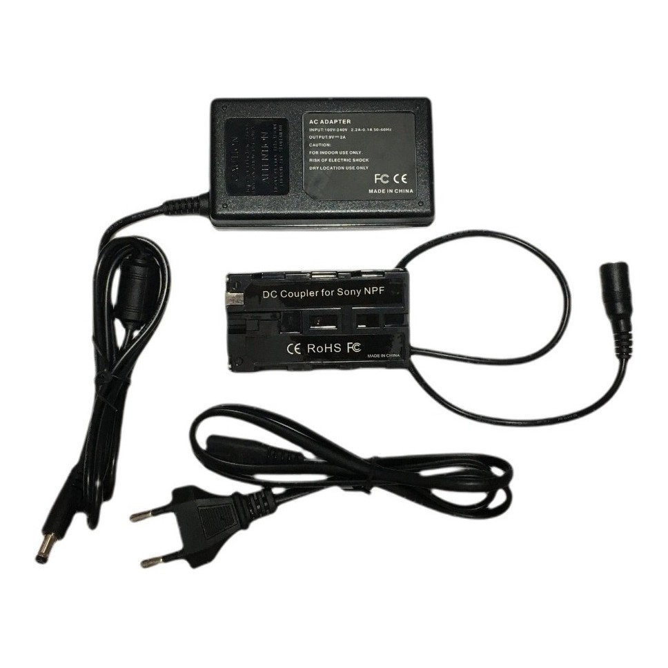 Adaptador Câmera Digital Bateria Sony Np-f970 F960 F750 F550