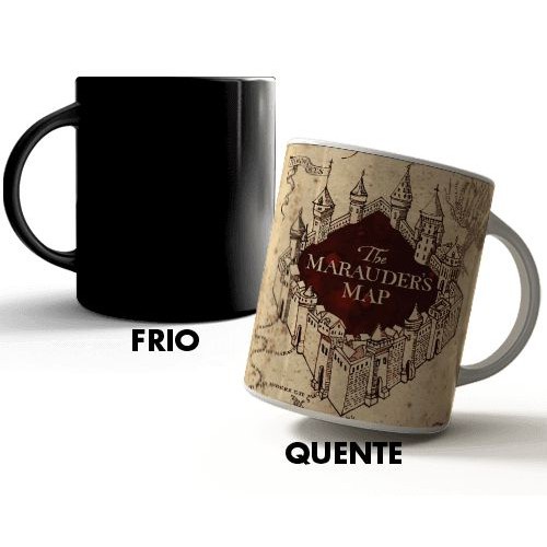 Caneca Magica Mapa Do Maroto Harry Potter - Mapa Do Maroto Presente em Oferta na Shopee