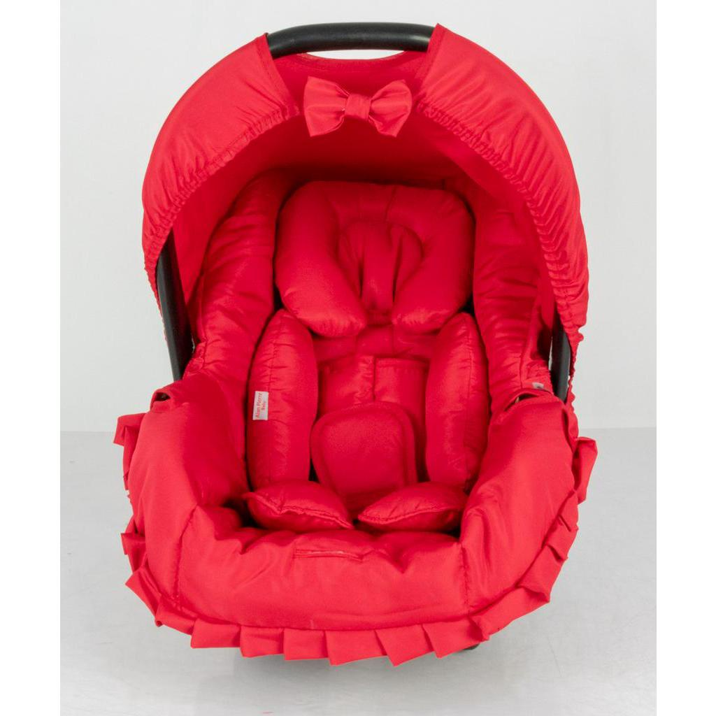 Kit Capa De Bebe Conforto E Redutor Vermelho Shopee Brasil