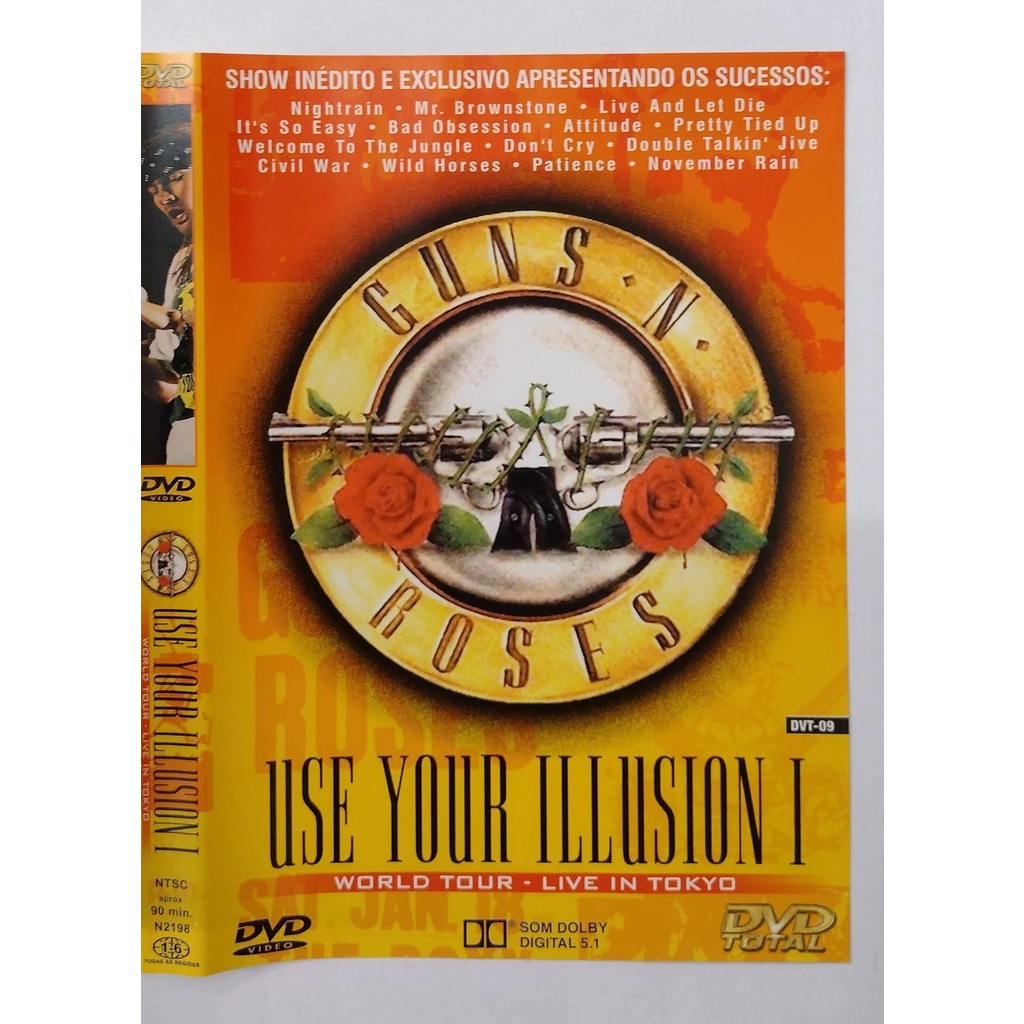 Dvd Guns N Roses Use Your Illusion I Muito Bom